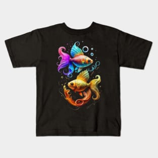 Colored Fish Kids T-Shirt